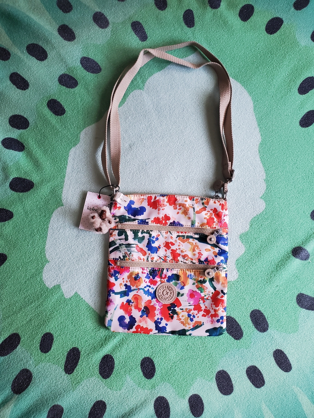 Kipling Crossbody Bag in Multicolor Floral Print